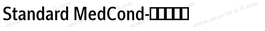 Standard MedCond字体转换